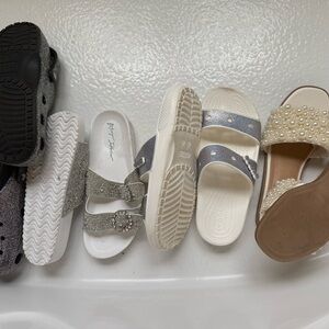 CROCS, Betsey Johnson, & Target Women Sandals - Sz 9
